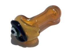 Eyeball Color Changing Glass Pipe 4.5”