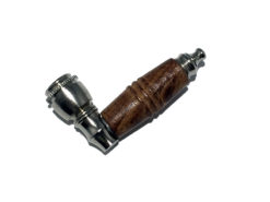 Metal Pipe with Wood Sleeve 3"